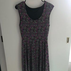 Betabrand Reversible Travel Dress Cactus Blossom